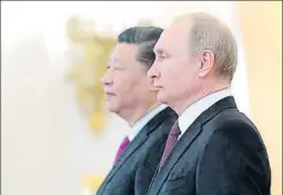  ?? -/KREMLIN/DPA / EP ?? Xi Jinping amb Vladímir Putin