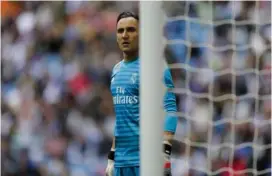  ?? AP ?? Keylor Navas está listo para empezar la temporada en el fútbol español. Su pretempora­da ha sido buena.