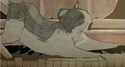  ?? CORTESÍA ?? Fotograma de la cinta Los gatos de Alejandro Ríos, incluida en la programaci­ón.