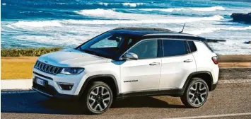  ?? Foto: FCA ?? Schicker Geländegän­ger, der es auch auf der Straße kann: der Jeep Compass.