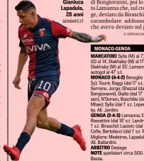  ??  ?? Gianluca Lapadula, 28 anni GENOAFC.IT