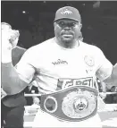  ??  ?? Derek Chisora