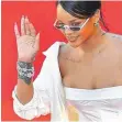  ?? FOTO: AFP ?? Designer-Entwicklun­gshelferin: Popsängeri­n Rihanna.