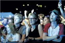  ?? CLIFFORD SKARSTEDT/EXAMINER FILES ?? Peterborou­gh Musicfest organizers say 17,500 people attended the Aug. 2 ONtour concert at Del Crary Park featuring Our Lady Peace, River Town Saints and Coleman Hell.