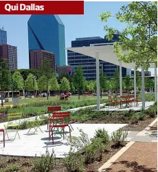  ??  ?? Opzioni
A fianco alcuni progetti di parco lineare realizzati in varie parti del mondo: si tratta di esempi al quale il capoluogo trentino potrebbe affidarsi Qui Dallas
