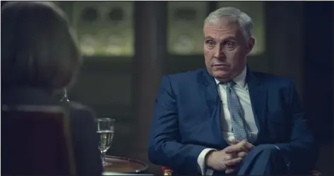  ?? PETER MOUNTAIN — NETFLIX ?? Rufus Sewell stars as Prince Andrew in “Scoop.”