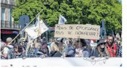  ?? ?? Le « Comité toulousain contre l’A69 » ont ouvert le cortège. MLC