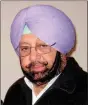  ??  ?? Amarinder Singh