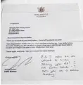  ?? PHOTO: FACEBOOK ?? I’m coming . . . Prime Minister Jacinda Ardern’s letter to Bathgate School.