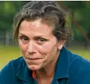  ??  ?? Frances McDormand in “Three Billboards Outside Ebbing, Missouri”