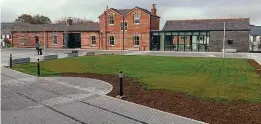  ?? LEITRIM COUNTY COUNCIL ?? The buildings reveal the quality of the restoratio­n and the design of the station, common on the Irish narrow gauge.