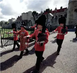  ?? MATT DUNHAM/AP ?? The Tower of London was reopening to visitors Friday as coronaviru­s restrictio­ns relaxed.