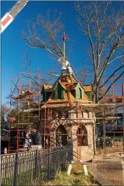  ?? SUBMITTED PHOTO ?? The gazebo at Mattison Estate was a difficult restoratio­n project.