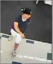  ??  ?? Police are searching for this man who is accused of stealing two drones from Toys R Us.
