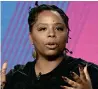  ??  ?? Patrisse Cullors, Black Lives Matter co-founder