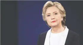  ?? GETTY IMAGES ?? Responding to ‘unknown, unknowns’ is the truest test of leadership, says Andrew MacDougall, citing when Hillary Clinton was undercut by allegation­s about her emails.