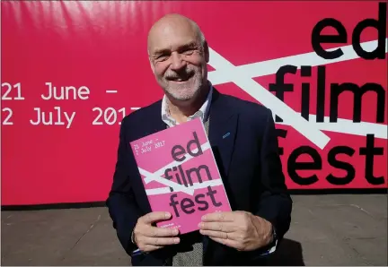  ??  ?? MARK ADAMS: The artistic director of the Edinburgh Film Festival launches the 151-movie programme at Filmhouse. Picture: Gordon Terris