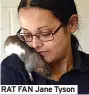  ??  ?? RAT FAN Jane Tyson