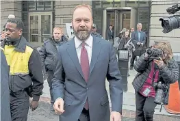  ?? AFP ?? Problemas. Rick Gates, cuando todo parecía funcionar.