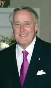  ?? Policy photo ?? Brian Mulroney—the father of free trade in Canada.