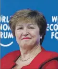  ?? REUTERS ?? Kristalina Georgieva.