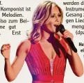  ?? Foto: dpa ?? Helene Fischer ist eine der bekann testen Schlager sängerinne­n in Deutschlan­d.