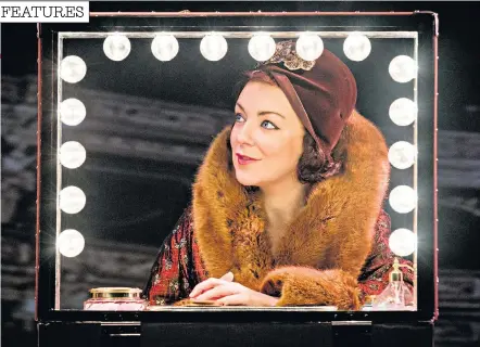  ??  ?? Struggles: Sheridan Smith in Funny Girl, the role she was forced to take a break from after suffering ‘stress and exhaustion’ and, below, one of her earlier roles in Two Pints of Lager and a Packet of Crisps