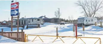  ??  ?? Le camping Hé de Nigadoo est aujourd’hui en faillite. - Archives