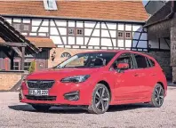  ?? FOTO: HERSTELLER ?? Elegant und spursicher: Der Subaru Impreza bietet ausgereift­e Technik vergleichs­weise günstig.