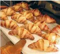  ??  ?? Small bakeries still use butter to make croissants, but other mass-produced foods are manufactur­ed using cheaper alternativ­es.