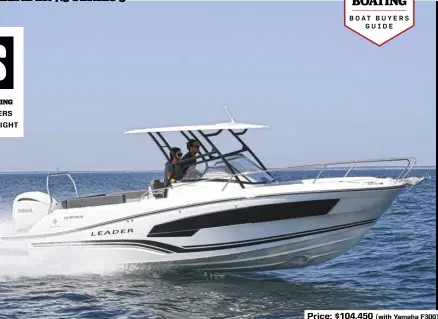  ?? ?? Price: $104,450 (with Yamaha F300)