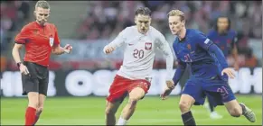  ?? Foto: efe ?? Frenkie de Jong, durante el polonia-países Bajos