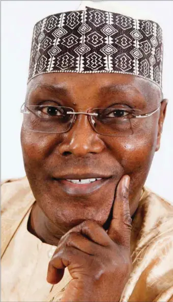  ??  ?? Atiku