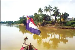  ??  ?? In this Jan 23, 2017 photo, Buddhist temples and villages dot the shoreline of the Salween
River as it flows towards Mawlamyine and the Gulf of Martaban. (AP)
This Jan 24, 2017 photo, shows St Matthew’s Anglican church, which is one of a number
of...