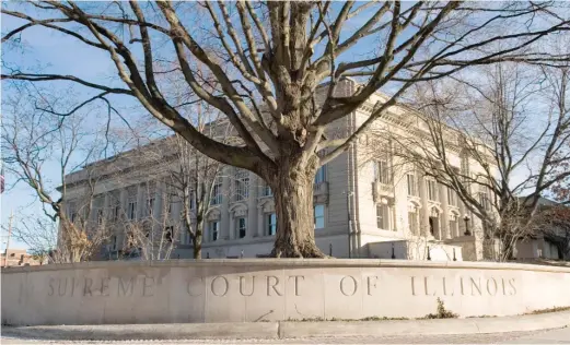  ?? SUN-TIMES FILES ?? The Illinois Supreme Court building in Springfiel­d.