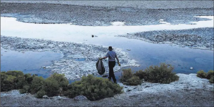  ?? Chase Stevens Las Vegas Review-Journal @csstevensp­hoto ?? Before this summer, Death Valley National Park custodian Terry Eddington spent five winters in Antarctica — three of them at the South Pole.