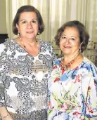  ??  ?? Rita Simón y Mary Handal