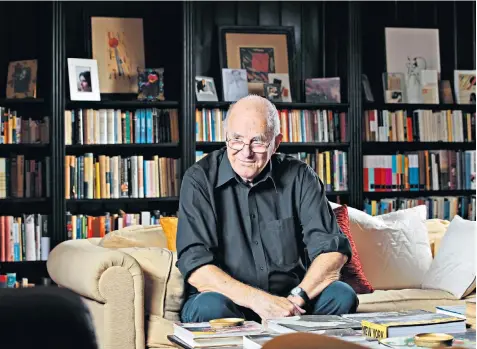  ??  ?? Clive James at his home in Bermondsey, south-east London, in 2011. He once commented: ‘A life without fame can be a good life, but fame without a life is no life at all’