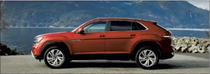  ??  ?? The 2020 Volkswagen Atlas Cross Sport V6 SE R-line SUV. Photo courtesy of Volkswagen Internet Media.