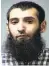  ??  ?? Sayfullo Saipov, 29, suspect in the deadly truck terror attack, was in critical condition.