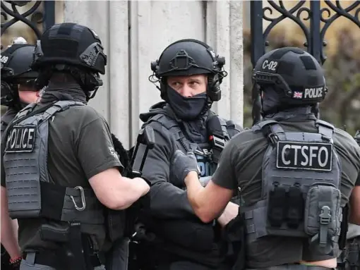  ??  ?? A major counter-terror operation was launched across the capital shortly after the attack (EPA)