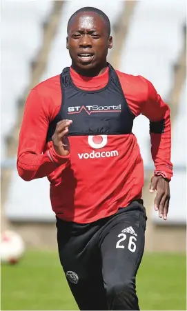  ?? Picture: Backpagepi­x ?? AMBITIOUS. After a disappoint­ing season at Bidvest Wits, Ben Motshwari is keen to bounce back at Orlando Pirates.