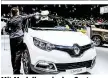  ??  ?? Mit Modellen wie den Captur erweitert Renault Kundenkrei­s