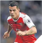  ??  ?? ■ Granit Xhaka.