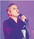  ?? FOTO: ROBIN BURNS/DPA ?? Morrissey, der ehemalige SmithsFron­tmann, bei einem Konzert im Jahr 2022.