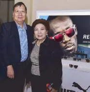  ??  ?? Benito Chan and Ideal Vision president Mary Chan.