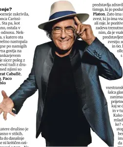  ?? FOTO: OSEBNI ARHIV ?? Al Bano bo slavil okrogli jubilej – 80 let.