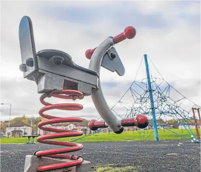  ?? Picture: Steven Brown. ?? The Mathieson Drive play area, one of the parks chosen to be upgraded.