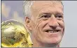  ?? DPA-BILD: HUMPHREYS ?? WiedeC Weltmeiste­C: DidieC Deschamps