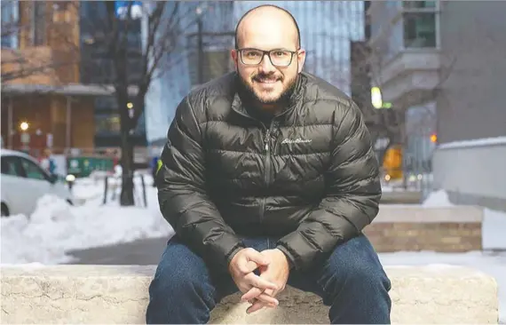  ?? DAVE STOBBE FOR THE LOGIC ?? Hanniere Faria, a software developer, is among tens of thousands of profession­als Canadian firms have hired through Canada's new foreign worker program.